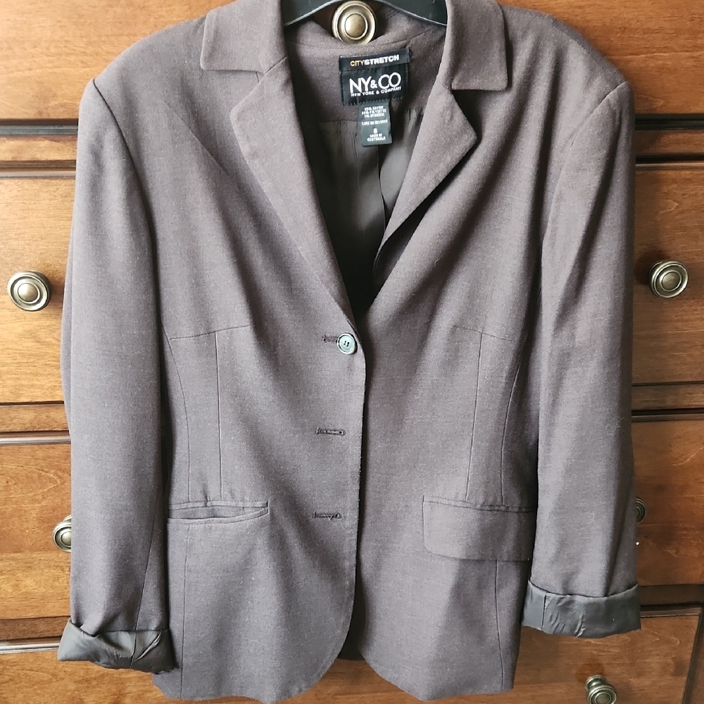 NY & Co Brown Blazer
